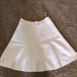 White BCBG skirt